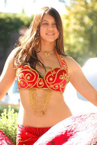 diosa red belly dance